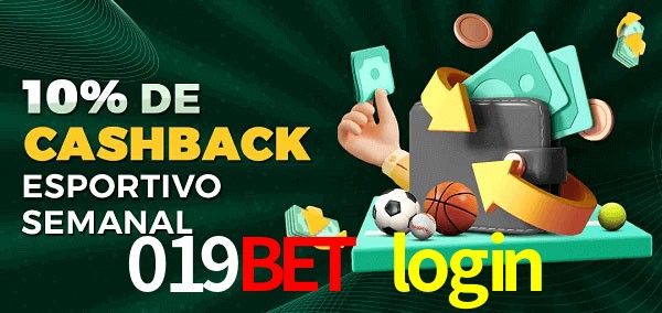 10% de bônus de cashback na 019bet login