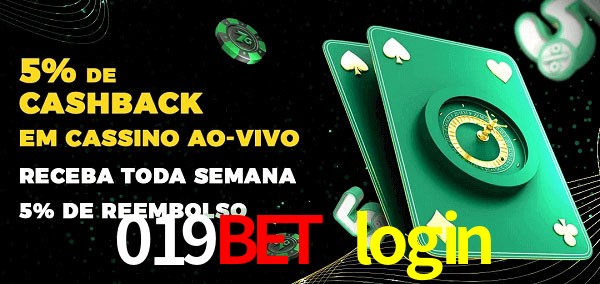 Promoções do cassino ao Vivo 019bet login